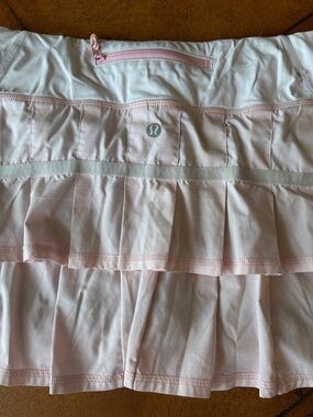 lululemon athletica Light Pink Tennis Skort